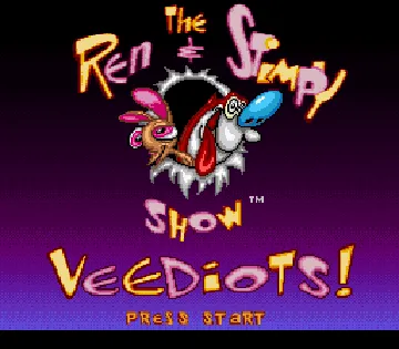 Ren & Stimpy Show, The - Veediots! (USA) screen shot title